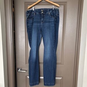 Torrid Dark Blue Straight Leg Jeans